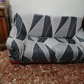 Divano letto con rete e materasso