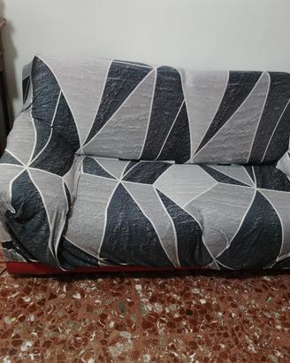 Divano letto con rete e materasso