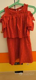 Vestito rosso bambina 4 anni