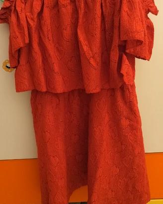 Vestito rosso bambina 4 anni