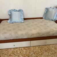 letti singoli con cassetti estraibili 