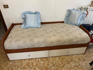 letti singoli con cassetti estraibili 