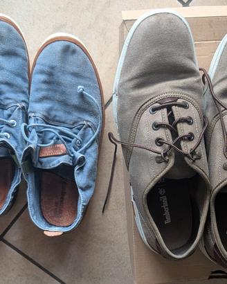 Due paia di scarpe Timberland uomo