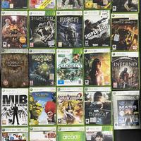 LOTTO 24 GIOCHI USATI XBOX 360 originali kinect