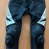 pantaloni moto pelle Dainese uomo/donna