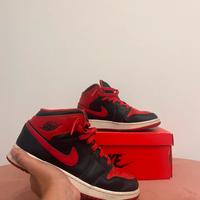 Hire Jordan, one nere e rosse 36 originali