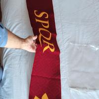 AS Roma Sciarpa Ufficiale SPQR *NUOVA* doppia lupa