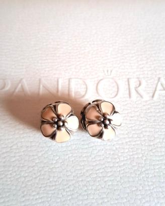 Pandora x2 Clips fiori Ciliegio rosa charm 