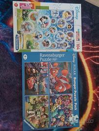 2 puzzle Disney e Pixar