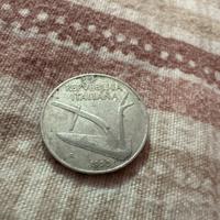 Moneta 10 lire del 1953 per collezionisti rara