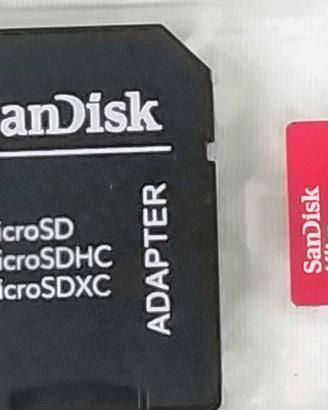 MICRO SD SAN DISK DA 32 GB + ADATTATORE