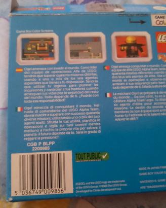 lego Alpha team game boy color