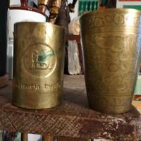 Bicchiere in bronzo della Fadini Borghi