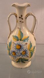 Vaso Antico Ceramica Deruta Dipinto a Mano Finitur