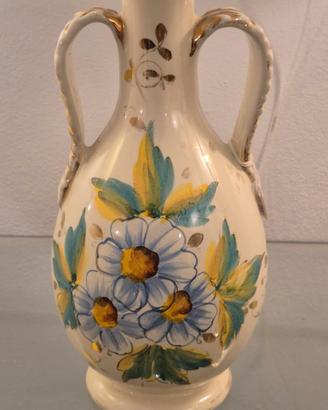Vaso Antico Ceramica Deruta Dipinto a Mano Finitur