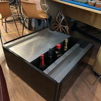 Tavolino bar acciaio