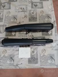 Coppia Terminali Scarico Moto Guzzi V7 Stone 750
