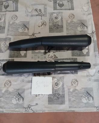 Coppia Terminali Scarico Moto Guzzi V7 Stone 750