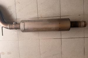 Scarico golf 8 gti 76mm ragazzon silenziato