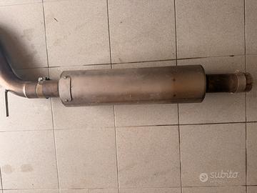 Scarico golf 8 gti 76mm ragazzon silenziato
