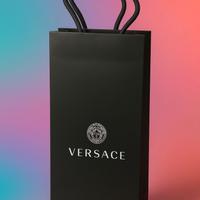 Busta Originale Versace nera con manici