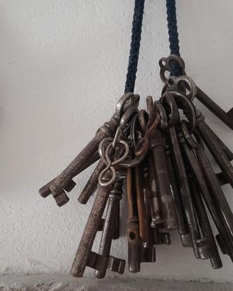 collezione vecchie chiavi