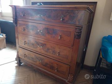 comò 4 casettoni