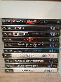 Lotto di 10 giochi per PS3