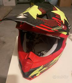 Casco cross Scorpion VX-EX EVO rosso/nero tg. M