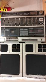 Radio  Philips Boombox anni 80