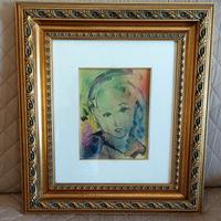 Quadro olio su tela di Ernesto Treccani