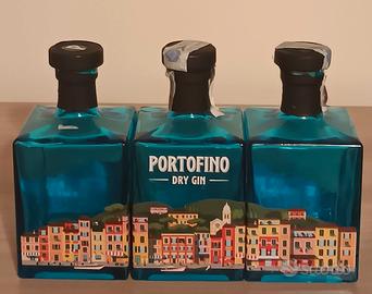 SET 3 BOTTIGLIE VUOTE DECORATIVE GIN PORTOFINO
