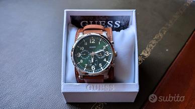 Orologio Guess Arrow W1162G1 verde pelle nuovo