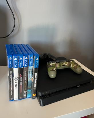 PlayStation 4 + 2 controller + 6 giochi