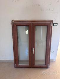 Infissi legno/alluminio con doppio vetro