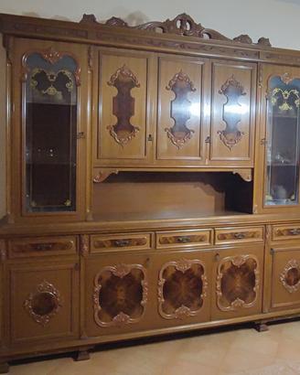 credenza stile barocco anni '70-80