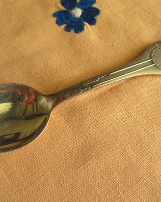 Cucchiaio pappa R&B  silver plated  personalizzato