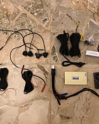 Kit telecamere retrocamera parcheggio auto 360°