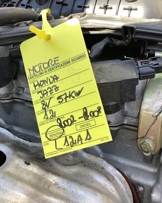 Motore Completo Honda Jazz 1.2; L12A1