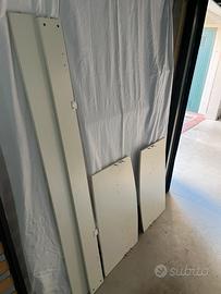 Letto singolo in legno 197×93 cm