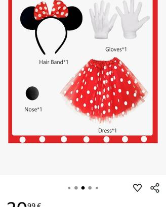 vestito minnie