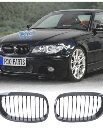 GRIGLIE BMW SERIE 3 E46 COUPE CABRIO 03-06 NERO LU