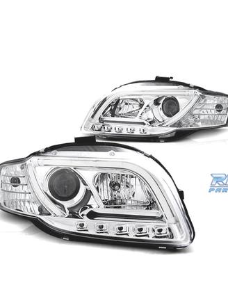 FARI AUDI A4 B7 04-07 LUCE DIURNA TUBE LIGHT FONDO