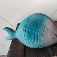 Statua Pesce Ivo de Santis gli etruschi