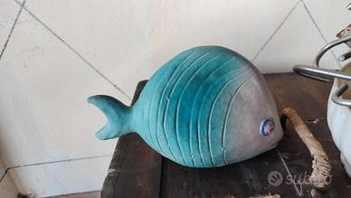 Statua Pesce Ivo de Santis gli etruschi