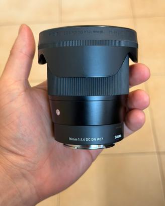 Sigma 16mm-F/1.4 (C) AF DC DN,att. E-Mount