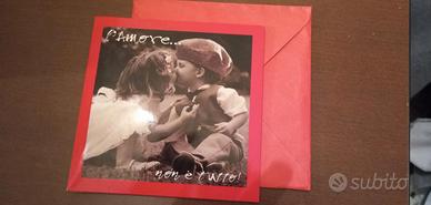 biglietto d'amore con musica jovanotti A TE