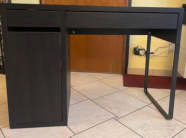 Scrivania nero- marrone Ikea