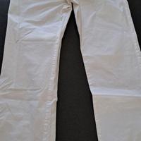 Pantalone estivo leggerissimo bianco Carlo Chionna