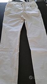 Pantalone estivo leggerissimo bianco Carlo Chionna